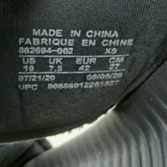 Nike Tanjun Sandals Gray White Women's Size 10 - Picture 7 of 7